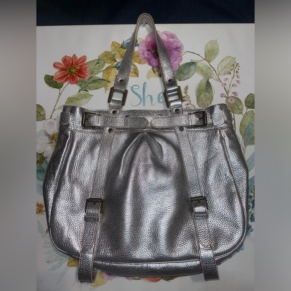 Mulberry Metallic Silver Jacquetta Bag - Picture 7 of 15